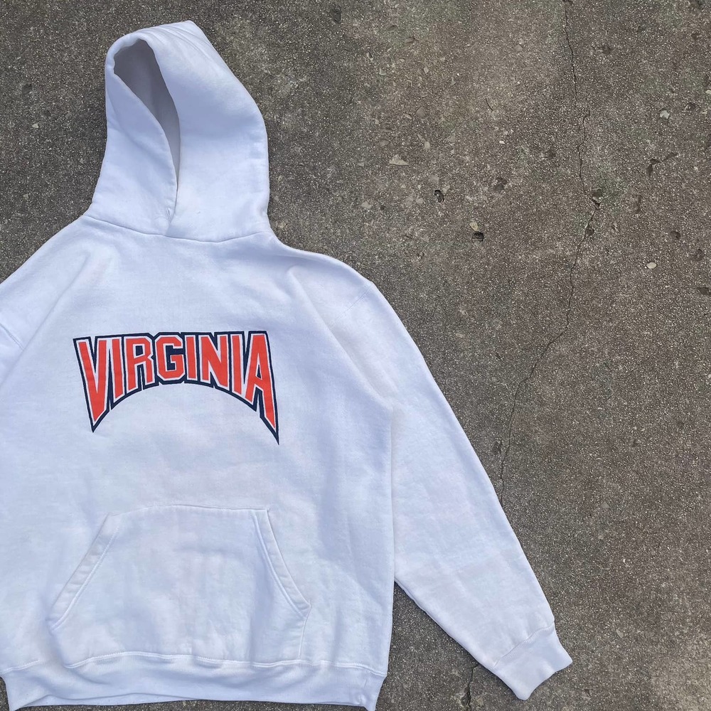 Vintage Russell University of Virginia Hoodie Men's Large